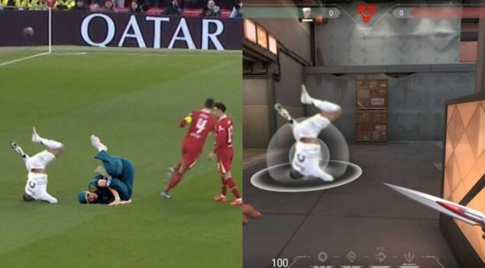 Kylian Mbappé ha sido objeto de bromas luego que Van Dijk le propinara una tremenda embestida.