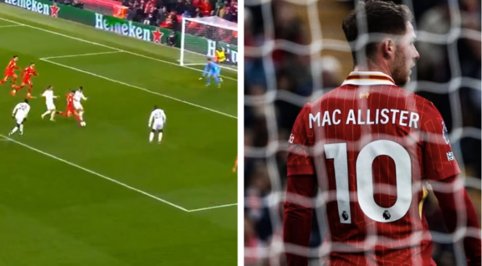 El Real Madrid no ha podido contra el Liverpool, que ha hecho un partidazo contra los campeones de Europa, así fue el gol de Mac Allister.