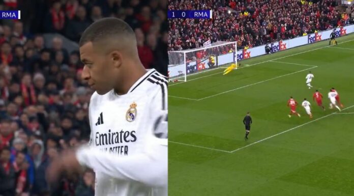 El atacante del Real Madrid está desatinado y desperdició una oportunidad clara de empatar el partido ante Liverpool,