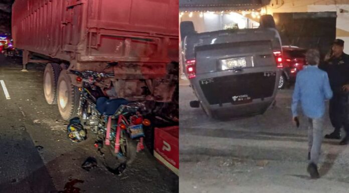 Accidentes de tránsito, ocurridos en las últimas horas, han dejado a varios lesionados en diferentes zonas del país.