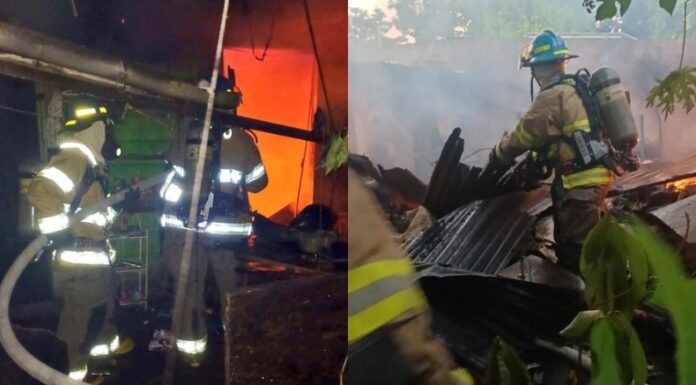 Un voraz incendio estructural se registró esta madrugada en el distrito de Acajutla, municipio de Sonsonate Oeste.