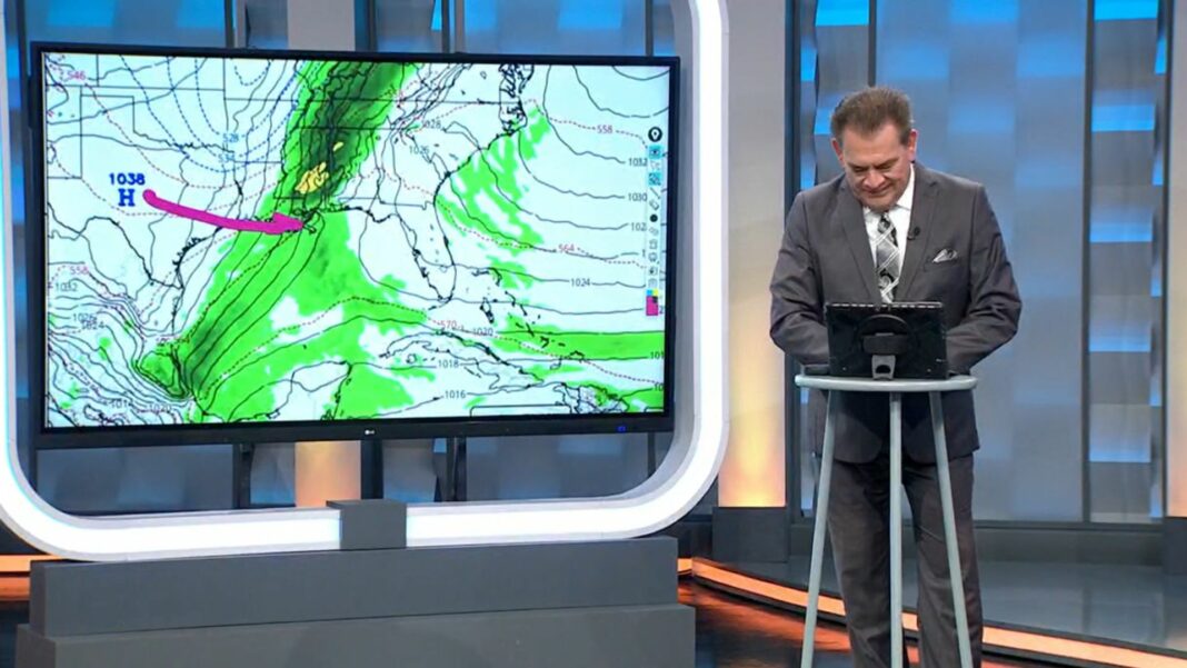 El ingeniero Moisés Urbina, brindó un informe actualizado sobre las condiciones del tiempo ante la presencia de los vientos nortes.