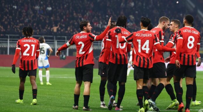 En uno de los encuentros más interesantes de la jornada, el conjunto del Milan se quedó con un gran triunfo para estar en Cuartos de Final de Copa de Italia.
