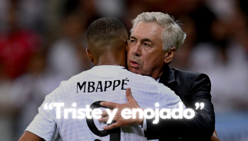 El entrenador del Real Madrid afirmó el sentir del jugador francés Mbappé, menciona que no está en su mejor momento.