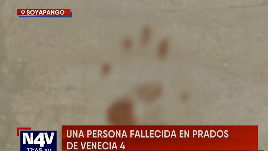 Según relatan los habitantes de Prados de Venecia, un presunto homicidio ocurrió en horas de la madrugada de este día.