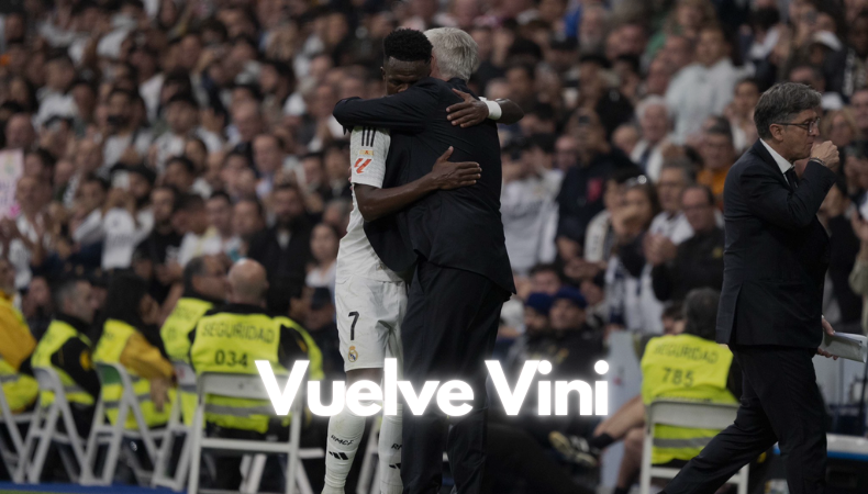 El Real Madrid ya puede respirar más tranquilo, Ancelotti confirmó que Vinicius Jr estará presente en Champions League.
