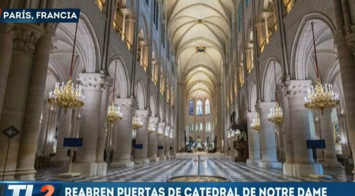 En Francia, la catedral de Notre Dame abrirá sus puertas al público este fin de semana, después de cinco años de haber estado cerrada.