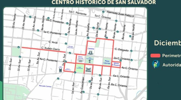 El Viceministerio de Transporte (VMT) anunció cambios en la circulación vehicular en el Centro Histórico de San Salvador.