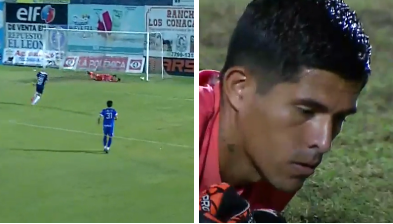 Alianza intenta ganar en casa de Metapán, sin embargo, Mario González sacó un balón con sabor a gol en el primer tiempo.