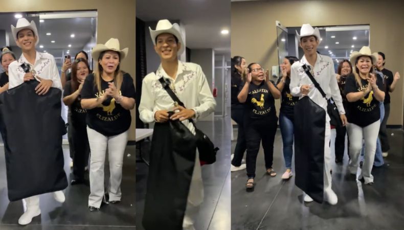 El imitador de Valentín Elizalde fue sorprendido con un cálido recibimiento de sus seguidores al término de Yo me llamo.