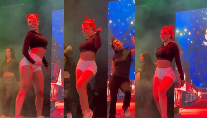 La presentadora de televisión, Fátima Calderón, comparte su pasión por el baile y nunca lo ha dejado a un lado.