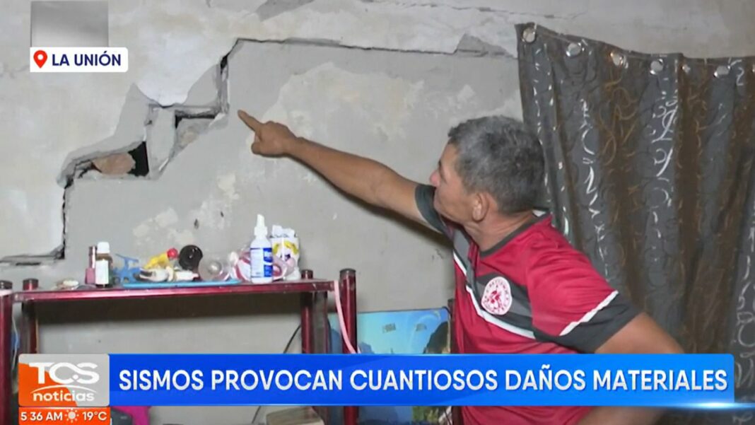 Tras la intensidad de los sismos, los habitantes de Conchagua y alrededores han pasado dos noches en vela, ya que temen por sus vidas.