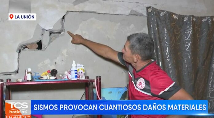 Tras la intensidad de los sismos, los habitantes de Conchagua y alrededores han pasado dos noches en vela, ya que temen por sus vidas.