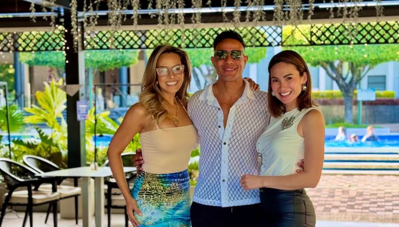 Billy Calderón compartió un momento memorable al lado de sus excompañeras, Luciana Sandoval y Andrea Mariona.