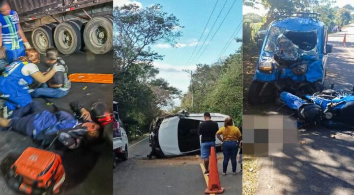 Te presentamos los accidentes de tránsito ocurridos en diferentes partes del país, hasta este instante, en el domingo 15 de diciembre.