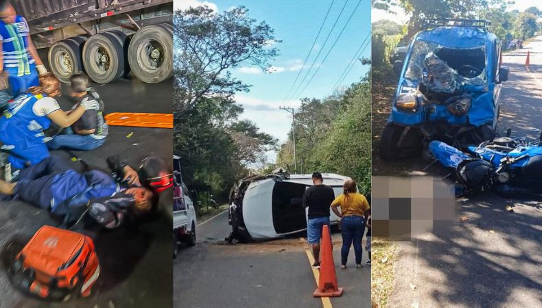 Te presentamos los accidentes de tránsito ocurridos en diferentes partes del país, hasta este instante, en el domingo 15 de diciembre.