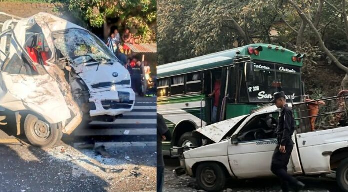 Durante las últimas horas, la Policía Nacional Civil (PNC) reportó varias personas lesionadas en accidentes en diferentes zonas del país.