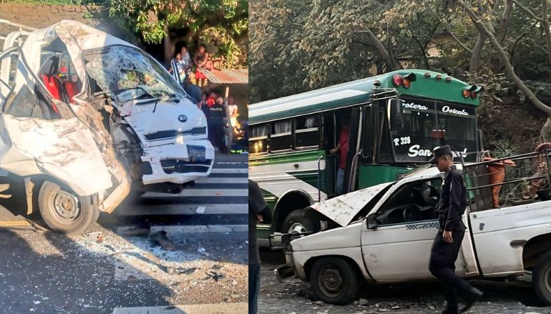 Durante las últimas horas, la Policía Nacional Civil (PNC) reportó varias personas lesionadas en accidentes en diferentes zonas del país.