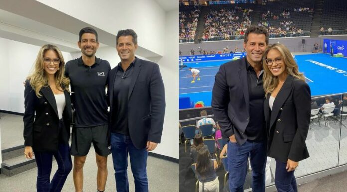 Luciana Sandoval compartió un momento deportivo al lado de su esposo, Marden Deleón y destacó la espectacular labor de Marcelo Arévalo.