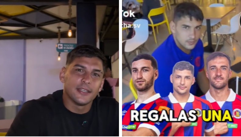 Los jugadores de Club Deportivo FAS también son buenos para realizar videos en TikTok, el corto tuvo buenos mensajes de recibimiento.