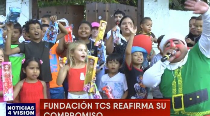 Fundación TCS realizó la entrega número 11 de Juguetes por Sonrisas, con actividades recreativas para niños de comunidades en La Libertad.