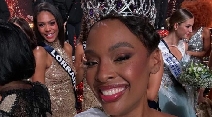 Angélique Angarni-Filopon, Miss Francia 2025, se convierte en la mujer de más edad en obtener el distintivo.