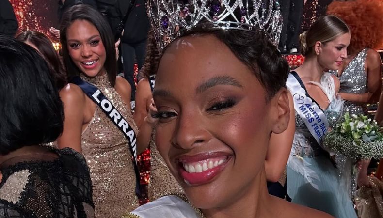 Angélique Angarni-Filopon, Miss Francia 2025, se convierte en la mujer de más edad en obtener el distintivo.