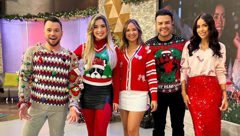 Presentadores de Viva la Mañana se hicieron presentes con espectaculares 