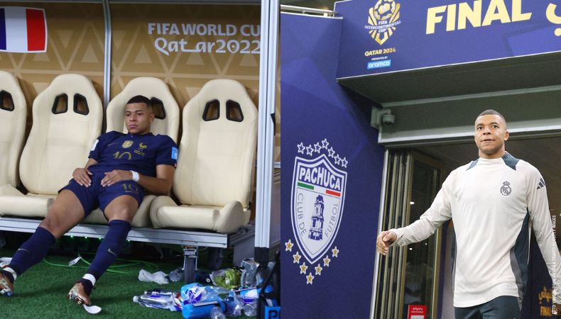 La última vez que Mbappé jugó en Luisal fue hace dos años, cuando perdió la final de Qatar 2022 con Francia.