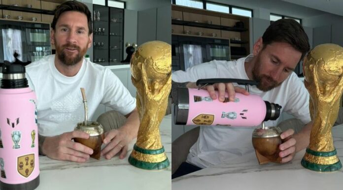 Lionel Messi celebró el aniversario de la consagración en Qatar 2022. E