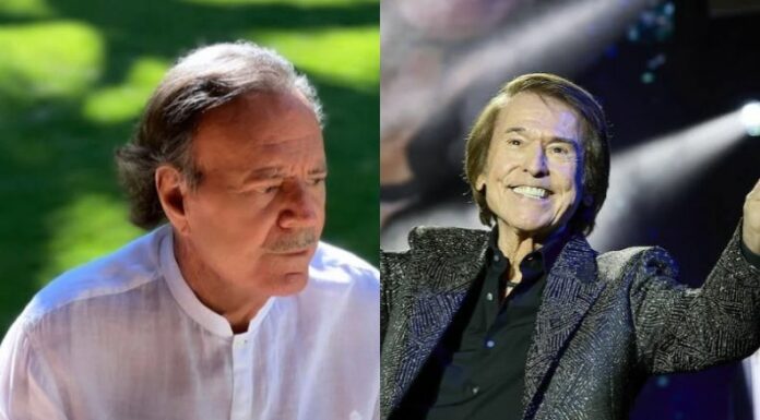 Julio Iglesias lanza palabras emotivas para su colega, Raphael, quien ha estado ingresado en el hospital desde el martes pasado.