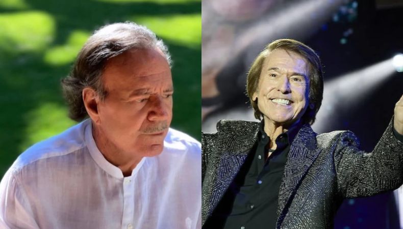 Julio Iglesias lanza palabras emotivas para su colega, Raphael, quien ha estado ingresado en el hospital desde el martes pasado.