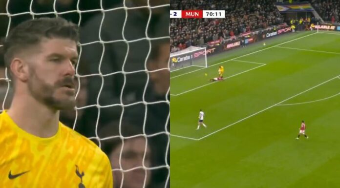 Un error de Fraser Forster casi condenan al Tottenham que acabó imponiéndose frente al Manchester United en la Carabao Cup.