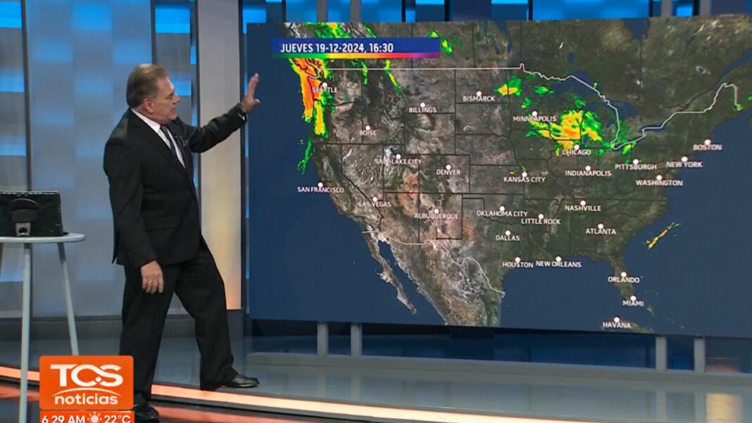 Para esta noche los vientos se podrían percibir más intensos y habrá bajas temperaturas este fin de semana, detalló el ingeniero Urbina.