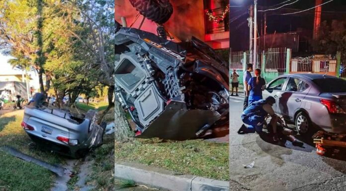 Te presentamos los accidentes de tránsito ocurridos en diferentes partes del país, hasta este instante, en el lunes 23 de diciembre.