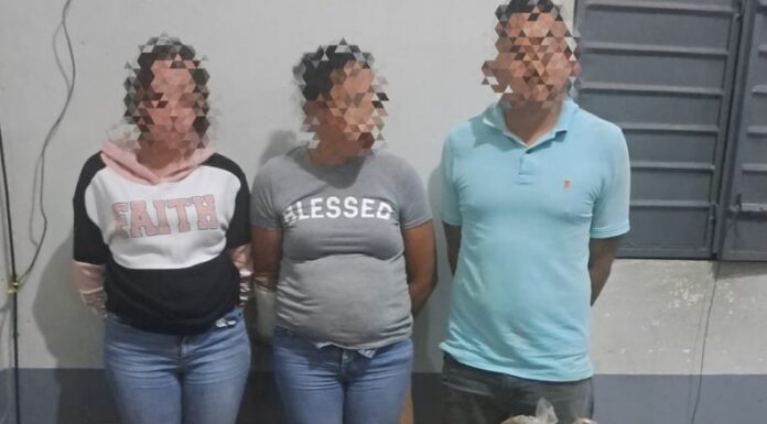 La Policía Nacional Civil (PNC) capturó en flagrancia a tres sujetos que transportaban droga en Ahuachapán.