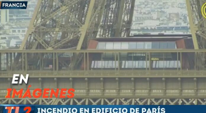 Un incendio se registró en el edificio de la Torre Eiffel en París, el cual encendió las alarmas de la ciudad y evacuación de 1,200 personas.