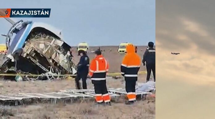 38 Personas murieron en un accidente de avión, el hecho ocurrió en Kazajistán, según confirmaron autoridades hay más de 30 sobrevivientes.