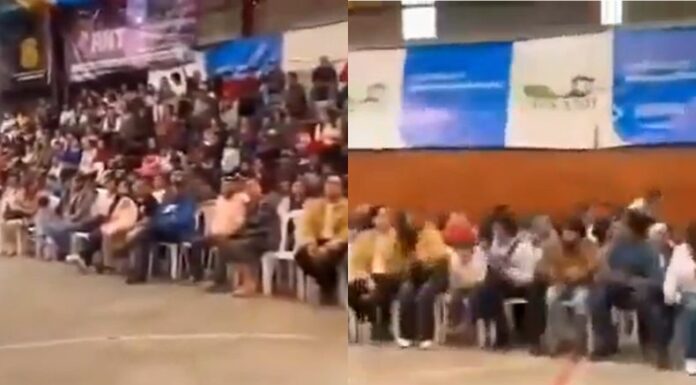 Los reportes de medios locales señalan que el colapso del graderío ocurrió durante una celebración de Año Nuevo.