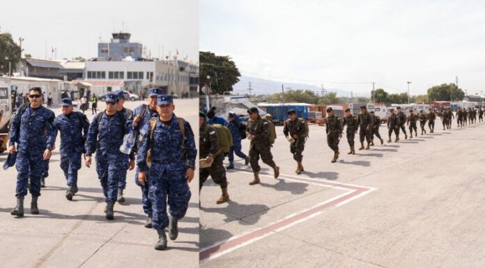 Más de ochenta soldados, entre ellos 8 salvadoreños, arribaron a Haití para colaborar contra la creciente violencia de las pandillas armadas.