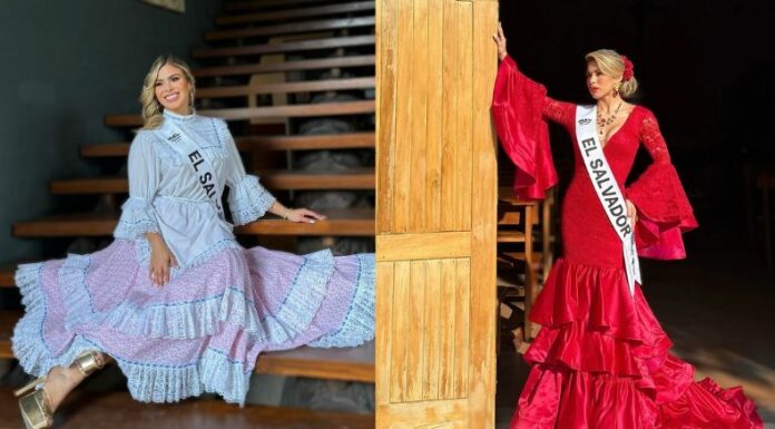 Linda Sibrián lo está dando todo en su participación en el Reinado Internacional del Café en Manizales, Colombia.