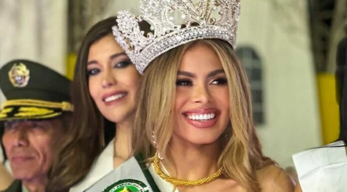 Linda Sibrián está posicionándose como una de las favoritas en el Reinado Internacional del Café en Manizales, Colombia.