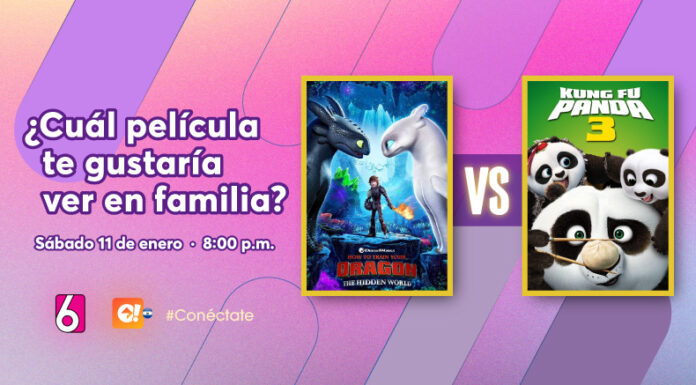 ¡Tenemos versus! Y puedes elegir entre dos grandes películas de animación para este próximo sábado 11 de enero en Canal 6.