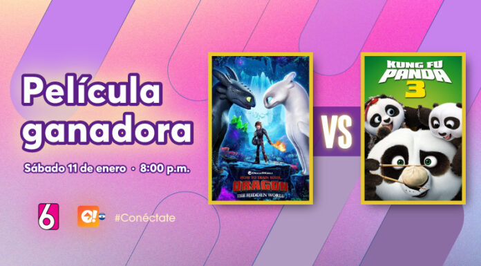 El primer versus de películas tiene a su película ganadora, que será transmitida este próximo sábado 11 de enero en Canal 6.