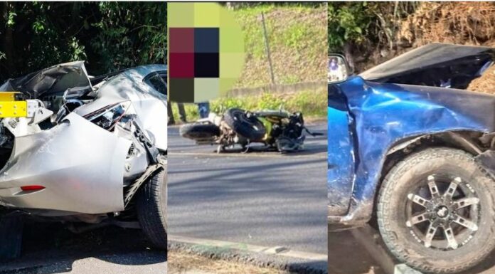 En las últimas horas se han registrado varios accidentes de tránsito en diferentes puntos del país, que han dejado al menos dos fallecidos.