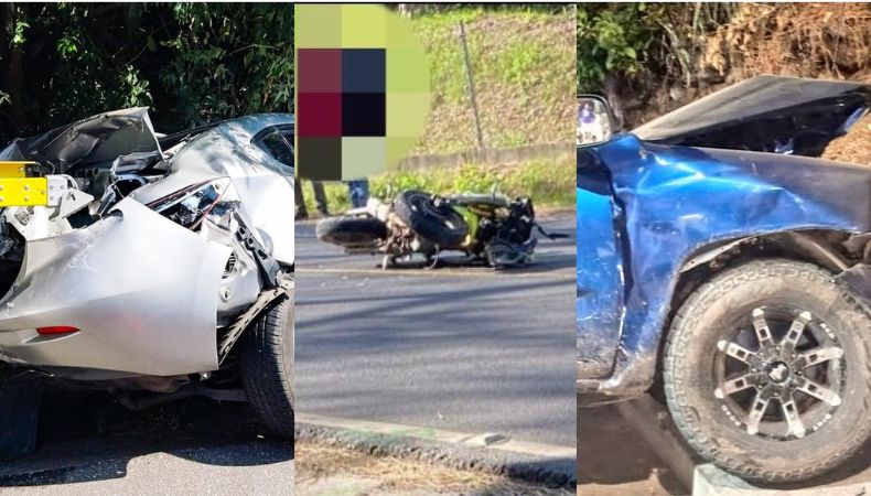 En las últimas horas se han registrado varios accidentes de tránsito en diferentes puntos del país, que han dejado al menos dos fallecidos.