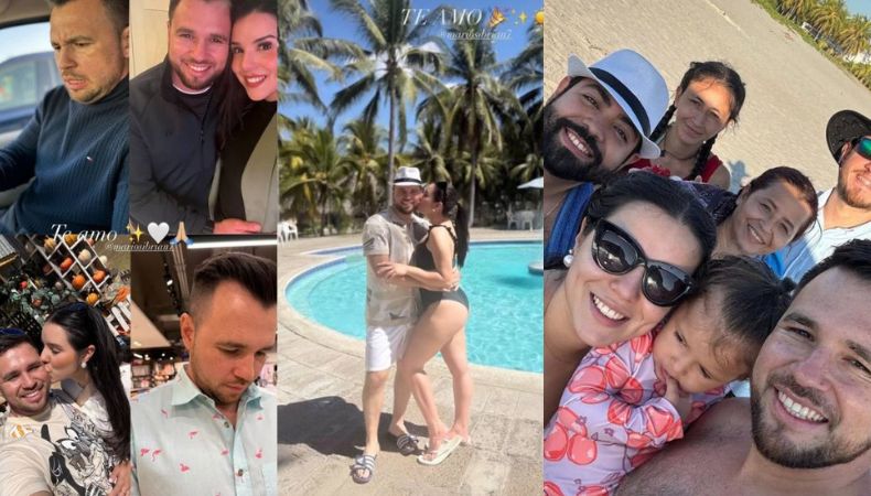 Mishelle Murga celebró los 34 años del padre de su hija, Mario Sibrián, acompañados del sol y la arena en las playas de nuestro país.