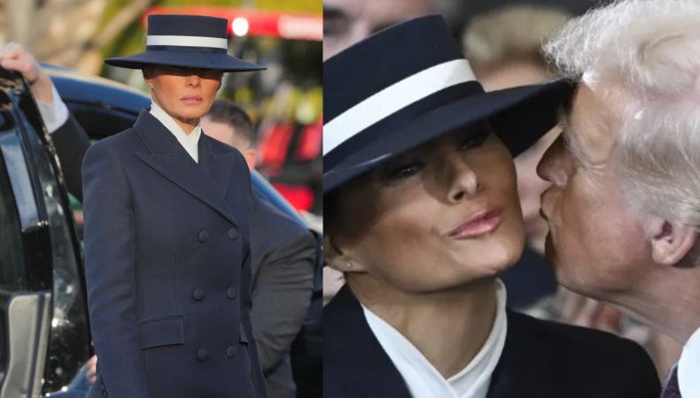 Melania Trump ha dado mucho de qué hablar tras el atuendo que utilizó en la toma de posesión del presidente, Donald Trump.