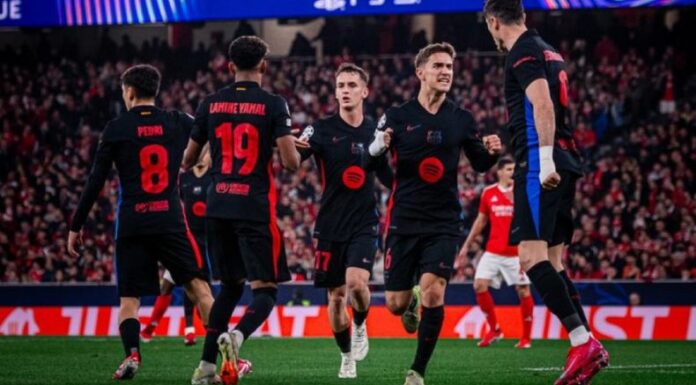 Barcelona se impuso de forma heroica en la última jugada del partido ante el Benfica de Portugal en la Champions League.