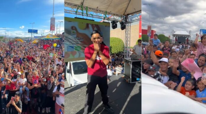 Cientos de fanáticos de Alfredo Larín abarrotaron un centro comercial en un evento que se realizó en Honduras.